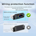 5 Inch Single Din Car Stereo MP5 Player 300PPI Ultra-Clear Touchscreen bluetooth Reverse Interconnection Wireless Apple CarPlay/Android Auto USB Type-C Fast Charge