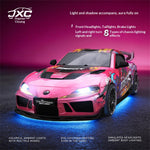LinkMejor SP4301 Official Licensed for Supra RTR 1/43 2.4G 4WD Drift RC Car with Gyro Full Proportional Remote Control Mini Race LED Light High-Speed Motor On-Road Racing Vehicle Model Boys Gifts Toys