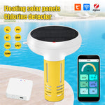 Upgrade Solar Powered Tuya ZigBe WiFi Pool Water Quality Tester 7-in-1 Floating Detector PH ORP TDS Salinity Temperature CL for Pool Fish Tank Aquarium Spa