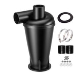 Third Generation Turbocharged Cyclone Dust Collector With Flange Base 90-99% Efficiency ABS 174-280 m3/h 750W 50 mm Inlet/Outlet Vacuum Separator For Industrial And Household