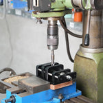 Ganwei Self Centering Woodworking Clamp Vise MGO-000-0167 CNC Aluminum Alloy Compact Design V Trough Precision Alignment Drill Press Tool