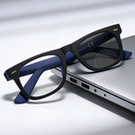 Photochromic HD Reading Glasses for Men Women Indoor Outdoor Dual-use Presbyopia Glasses Anti-blue Light Color Changing Eyeglasses