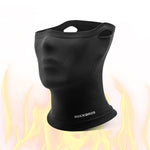 LinkMejor Ear-hook Cycling Face Masks Lightweight High Elastic Breathable Warm Windproof Neck Scarf Sunscreen Mask Face Cover for Outdoor Sports