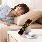LinkMejor W501 20W Wireless Charger Fast Wireless Charging Station for Smart Phones for iPhone 17 17 Pro 16 Pro Max for Xiaomi 17pro for Huawei Mate XTs for OPPO for VIVO for Airpods