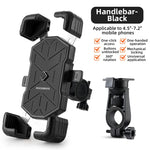 LinkMejor Bicycle Phone Holder Bracket Shockproof Automatic Lock Anti-shake Motorcycle Scooter Bike Phone Mount Cycling Support