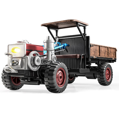 LinkMejor C8836-YW 2.4G 4WD Full Scale Remote Control Simulator RC Car Tractor Vehicle Models RTR