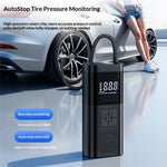 LinkMejor 150PSI Portable Wireless Air Pump 7.4V Digital Display Tire Inflator for Cars Motorcycles Bicycles Basketballs Inflate