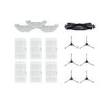 Proscenic Q20 Plus Robot Vacuum Cleaner Replacement Parts Kit HEPA Filters Side Brushes Roller Brush Mop Pads Accessories Set