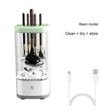 Automatic Electric Makeup Brush Cleaner Machine Automatic Makeup Brush Washer & Holder Quick Efficient for Deep Cleaning