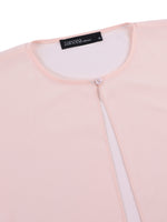LinkMejor Plus Size Women Chiffon Kaftan Tunic Two-Piece Detachable Outside Bat Long Sleeve Maxi Dress