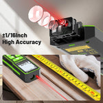 Huepar S60/S100/S120 Laser Distance Measuring Meters Tool with Angle Sensor Rechargeable Digital Green Beam 60M 100M 120M Laser Rangefinder