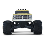 LinkMejor 11023BL Official Licensed for Ford F100 1/10 2.4G RWD 55km/h Brushless RS RC Car Monster Bashers Off-Road Truck Hobbywing Motor ESC Oil-Filled Shocks Metal CVD Dogbone Classic Vehicles Models Toys
