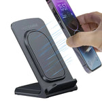 15W Desktop Vertical Wirelss Charger Fast Wireless Charging Holder Stand for iPhone 17 17Pro 16 Pro Max 15 14 13 for Xiaomi 17pro for Samsung Galaxy S25 Ultra for Huawei Mate XTs