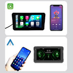 LinkMejor M790 M792 Motorcycle Smart Screen 6Inch IPS Touch Screen 1440*720 Resolution 1000NIT Brightness Bluetooth V5.0  WiFi 2.4+5G Wireless Carplay Huawei Hicar IPX8 Waterproof