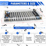 Sound-Controlled LED Music Spectrum Rhythm Light Level Display Kit DC 5V USB Type-C DIY PCB Soldering Audio Frequency Display TJ-56-691