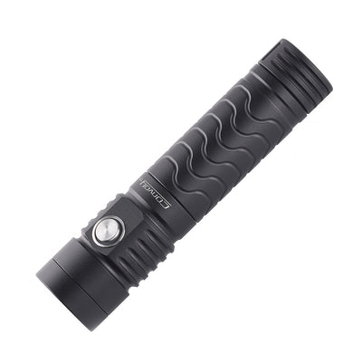 Convoy T7 TIR Lens Strong Floodlight Tactical Flashlight AA 14500 Battery 4Modes EDC Portable Mini LED Torch Type-C USB Rechargeable Tail Magnetic Attraction Maintenance Work Lamp Outdoor Camping Tent Light