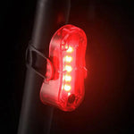 LinkMejor High Brightness Mini Bicycle Taillight 150mAH USB Charging Waterproof 3 Modes Bike Rear Light for Night Riding Safety Warning