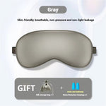 LinkMejor Double Sided Simulated Silk Sleeping Eye Mask Adjustable Elastic Band Blackout Travel Sleep Eyeshade Nap Cover