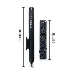 LinkMejor AT-B778 Antistatic Manual Vacuum Suction Pen With Straight Bent Nozzles 6 Suction Discs Black
