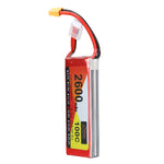LinkMejor Power 14.8V 2600mAh 100C 4S LiPo Battery XT60 Plug for RC Drone