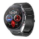 ET488 1.43-inch AMOLED Display ECG Micro-examination Fatigue Analysis bluetooth Call Heart Rate Blood Pressure SpO2 Monitor Sleep Monitoring Uric Acid and Lipid Function HRV Detection Fatigue Analysis BMI Women's Health IP68 Waterproof Smart Watch