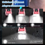 LinkMejor SM220 800LM Dual-core LED Bicycle Headlight Battery Level Digital Display USB Charging Waterproof Front Bike Light for MTB Road Night Riding