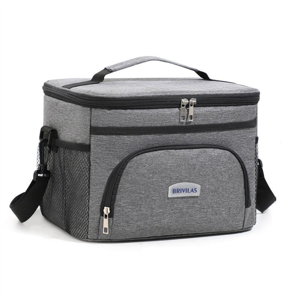 IPRee Portable Thermal Oxford Cloth Picnic Cooler with Shoulder Strap, Waterproof, Heat and Cold Preservation, Ideal for Outdoor Camping