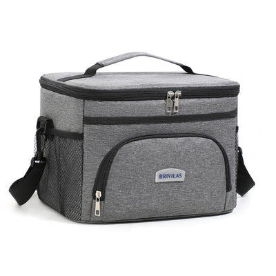 IPRee Portable Thermal Oxford Cloth Picnic Cooler with Shoulder Strap, Waterproof, Heat and Cold Preservation, Ideal for Outdoor Camping
