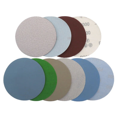 25PCS Assorted Grit Sanding Discs 5 Inch Silicon Carbide Waterproof for Wet and Dry Polishing 1000 to 5000 Grit Compatible with Random Orbital Sanders