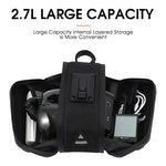 WEST BIKING 2.7L Large Capacity Waterproof Bike Bag Hard Shell MTB Road Bike Under Seat Tool Bag Quick Release Saddlebags Bike Accessories