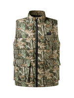Auxo Heated Outdoors Vest for Men with 10000mAh Power Bank Included, 7 Heating Zones, Lightweight Camo Electric Heated Vest