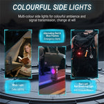 LinkMejor EV30 550 Lumens Mini Flashlight Rechargeable Bright Small LED Pocket Flat Light with Clip Magnetic Tail, Keychain Flash Light with Red UV Light,  IP66 Waterproof Outdoor Emergency Work Lamp