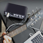 Q-24 Computer Soundcard External USB Audio Interface 24 Bit/192kHz 2 In 4 Out Sound Card with 48V Phantom Power Loopback Recording Streaming Podcast Studio Mixer