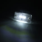 Red/White/ Amber/ 24V 4LED Truck Side Marker Lights Trailer Clearance Tractor Van Side Lamp