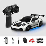 Hstar D24-03Q1- D24-03S3 RTR 1/24 2.4G 4WD Drift RC Car Gyro Mini Full Proportional LED Light Remote Control High-Speed Motor On-Road Racing Vehicle Model Boys Gifts Toys