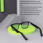 KX31 TWS bluetooth Music Glasses Earphone bluetooth Call HiFi Stereo ACC Audio Anti Blue Light Eyes Protection Waterproof Smart Audio Glasses