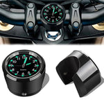 7/8" Motorcycle Clock Dustproof Quartz Clock Aluminum Alloy Handlebar Motorcycle Waterproof Timetable Universal Clock Handlebar Watch