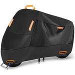 210D Motorcycle Cover Rainproof Sunscreen Anti-UV Motorbike Cover Thickened Oxford Cloth Dust Cover Built-In Anti-Theft Buckle