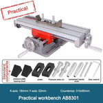 Milling Machine Worktable Compound Milling Working Table 2 Axis 4 Ways Move Multifunction Milling Working Table Heavy-duty Structure for Milling and Drilling Machine