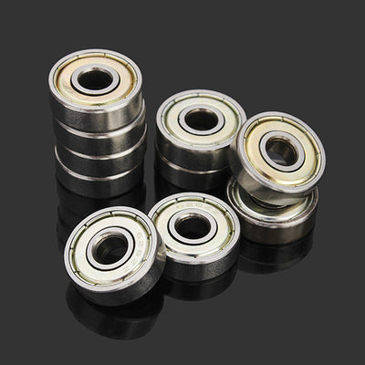 Machifit 10pcs 626ZZ 6x19x6mm Steel Sealed Shielded Ball Bearing