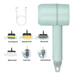 Tevorex 1200mAh Electric Cleaning Brush Household Toilet Cleaning Artifact Handheld Kitchen Wireless Convenient Dishwasher Home Supplies