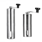 Portable Stainless Steel Manual Coffee Grinder Ceramic Grinding Core Adjustable Grinding Coarseness Hand Crank Coffee Machine