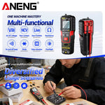 LinkMejor M129 Digital Multimeter 4000 Counts Auto-Ranging Rechargeable AC/DC Voltage Tester Tool with NCV Flashlight