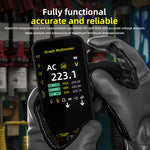 LinkMejor S500 Smart Graphic Multimeter 3.2 Inch TFT Screen 1000V DC AC Voltage 10A Current High Precision Portable Tester Electric Measurement Tool