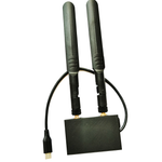 OpenIPC 4K 2W Digital FPV Air Unit Set w/ Dual Antenna 1-Key Record/Scan + Cooling Fan for 2.5" Whoop Drones