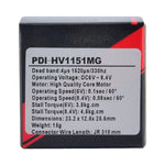 JX PDI-HV1151MG Mini Waterproof Servo 8.4V 4.5KG Metal Gear Digital Servo for Traxxas TRX4 BRX01 Crawler RC Car