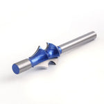 8mm Tungsten Carbide Router Bits Set Woodworking Cutter Tools Double Bearing R1.5 R2 R2.5 R3 R4 Smooth Cutting Edges