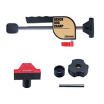 LinkMejor 19mm 20mm MFT Workbench Woodworking Clamps Set with 2 PCS Clamps and 2 PCS Bench Dogs for for 3/4 Inch 19mm Workbench Dog Hole