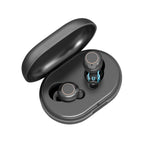 Black/White Rechargeable Portable Adjustable Hearing Earphones Invisible-In-Canal Sound Amplifier