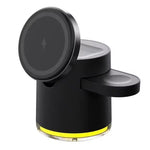 QI2 15W 3-in-1 Magnetic Wireless Charger Fast Wireless Charging Station for Smart Phones for iPhone 17 17Pro 16 15 Pro Max for Huawei Pura 80 Ultra for SAMSUNG for XIAOMI for Apple Watch for Airpods